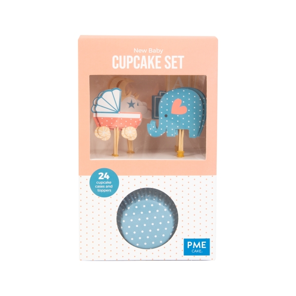 Cupcake Set - New Baby